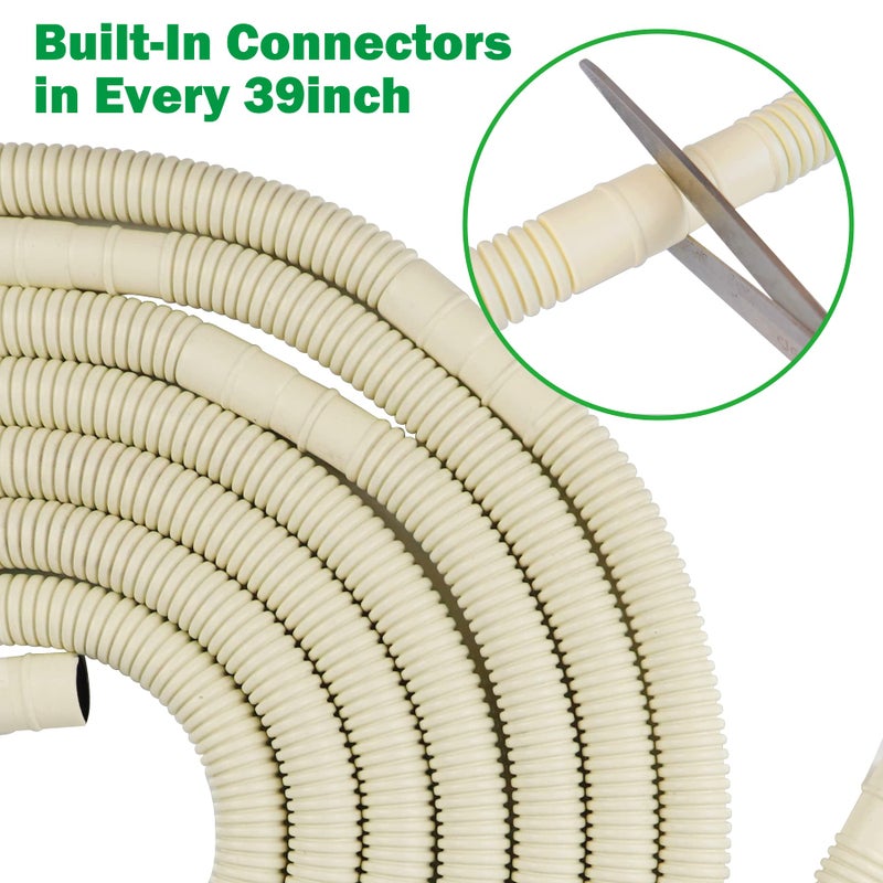 Forestchill Mini Split Drain Hose, 20 Ft AC Drain Hose for Mini Split Air Conditioner & Heat Pump System, 5/8" I.D AC Drain Line Pipe - Image 5